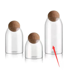 Ball Cork Glass Jar