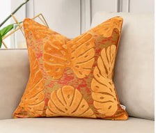 Embroidered Velvet Cushion Cover