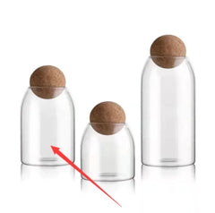Ball Cork Glass Jar