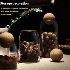 Ball Cork Glass Jar